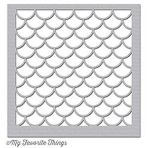 My Favorite Things Cascading Scallop Stencil