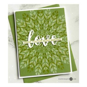 Altenew Leaf Burst Stencil class=