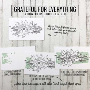 Concord & 9th Grateful For Everything Stamp Set class=