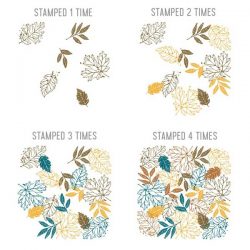 Concord & 9th Thankful Leaves Turnabout Stamp Set