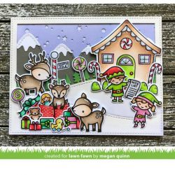 Lawn Fawn Holiday Helpers Stamp Set