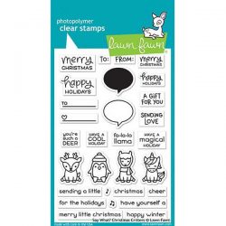 Lawn Fawn Say What? Christmas Critters Stamp Set