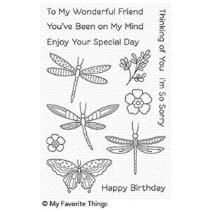 My Favorite Things Fluttering Friends Stamp Set