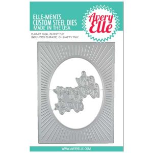 Avery Elle Oval Burst Die Set