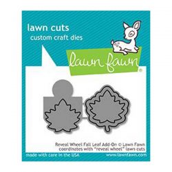 Lawn Fawn Reveal Wheel Fall Leaf Add-on Lawn Cuts
