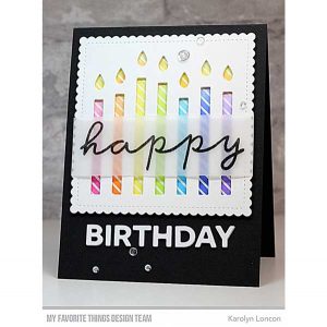 My Favorite Things Happy Birthday Candles Die-namics class=