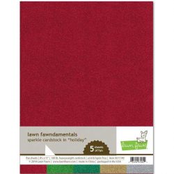 Lawn Fawn Sparkle Cardstock - Holiday