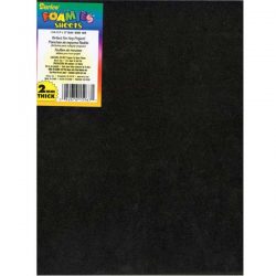 Darice Black Foam Sheet 9" x 12", 2mm