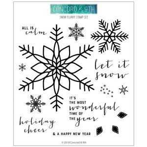 Concord & 9th Snow Flurry Stamp Set