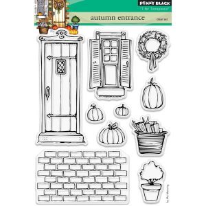 Penny Black Autumn Entrance Clear Stamp