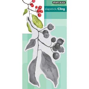 Penny Black Christmas Berries Cling Stamp
