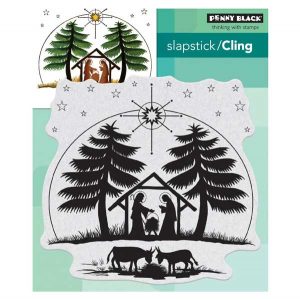 Penny Black Nativity Cling Stamp class=