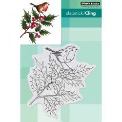 Penny Black Cheerful Christmas Cling Stamp