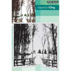 Penny Black Snow Trails Cling Stamp