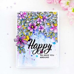 Pinkfresh Studio Fleur 1 Stamp Set