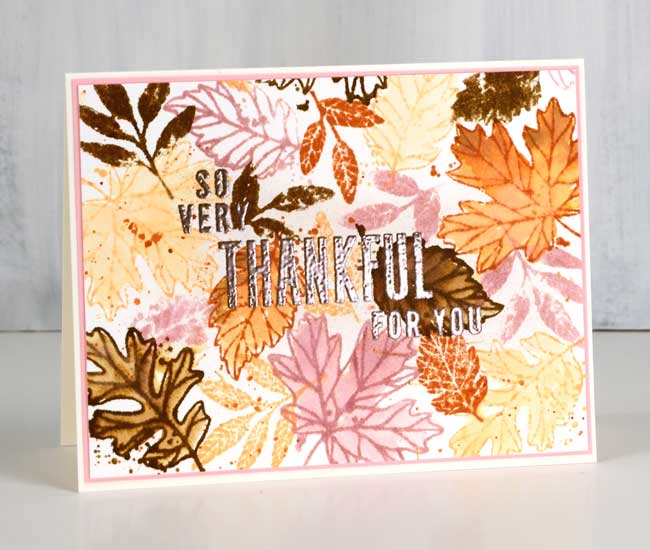 Glorious Thankful For You Leaves by Heather Telford – The Foiled Fox