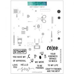 Concord & 9th Crafty Turnabout Stamp Set