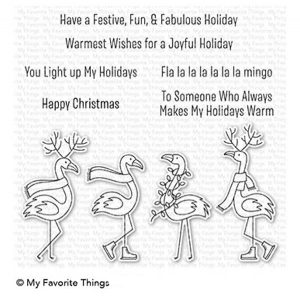 My Favorite Things Festive Flamingos Stamp Set