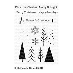 My Favorite Things Trio of Trees Stamp Set