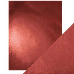 Tonic Studios Craft Perfect Mirror Card High Gloss – Opera Red
