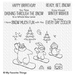 My Favorite Things Ready, Set, Snow Stamp Set
