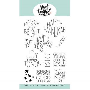 Neat & Tangled Gift Card Box Sentiments Stamp Set
