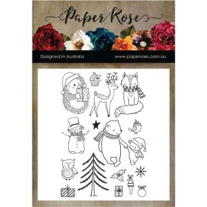 Paper Rose Cozy Winter Stamp Set class=