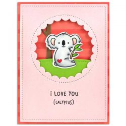 Lawn Fawn I Love You (calyptus) Stamp Set