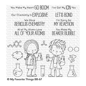 My Favorite Things BB Cute Chemists Stamp Set <span style="color:red;">Blemished</span>