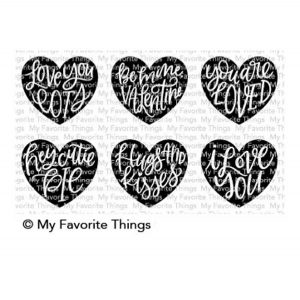 My Favorite Things Heart Art Stamp Set
