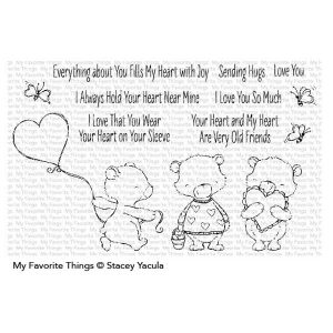 My Favorite Things SY Joyful Heart Bears Stamp Set
