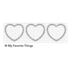My Favorite Things Heart Trio Shaker Window Die-namics
