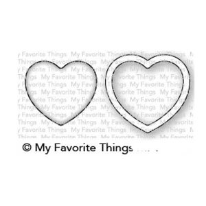 My Favorite Things Mini Heart Shaker Window & Frame Die-namics