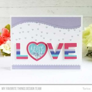 My Favorite Things Mini Heart Shaker Window & Frame Die-namics class=