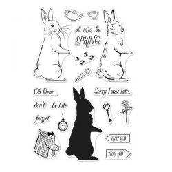 Hero Arts Coloring Layering Rabbit Stamp Set