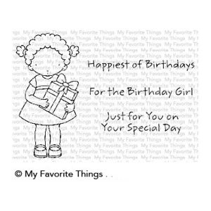 My Favorite Things Pure Innocence For the Birthday Girl Stamp Set