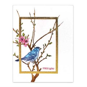 Penny Black Spring Is Here Stamp class=
