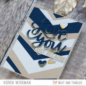 Neat & Tangled Wonky Chevron Cover Plate class=