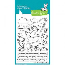 Lawn Fawn Butterfly Kisses Stamp Set