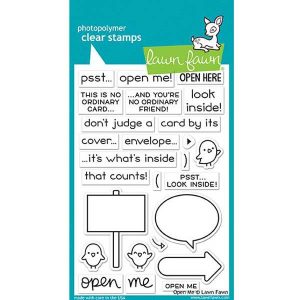 Lawn Fawn Open Me Stamp Set
