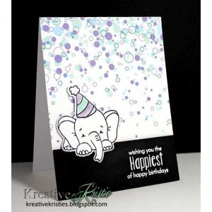 Whimsy Stamps Sketched Elephants Stamp Set class=