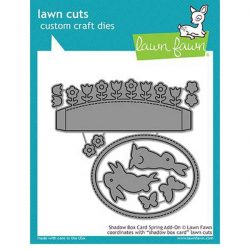 Lawn Fawn Shadow Box Card Spring Add-On Lawn Cuts
