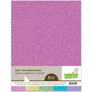 Lawn Fawn Sparkle Cardstock - Spring