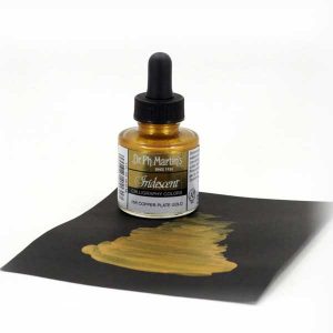 Dr. Ph. Martin's Iridescent Calligraphy Color – Copper Plate Gold class=