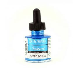 Dr. Ph. Martin's Iridescent Calligraphy Color – Sequins Blue