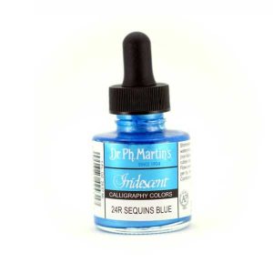 Dr. Ph. Martin Iridescent Calligraphy Color – Sequin Blue