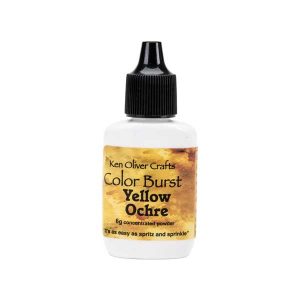 Ken Oliver Color Burst Watercolor Powder – Yellow Ochre