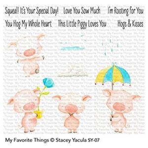 My Favorite Things Piggys Pebbles Stamp Set