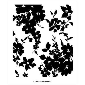 The Stamp Market Floral Background Stamp
