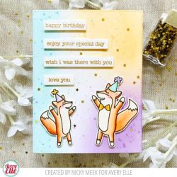 Avery Elle Simple Sentiments Stamps